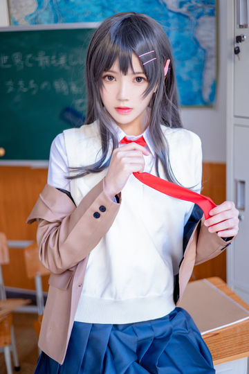 桜桃喵之麻衣学姐制服-26P